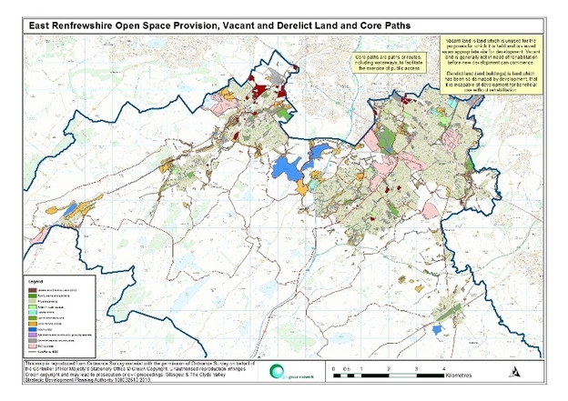 East Renfrewshire Open Space  VDL and Core Paths